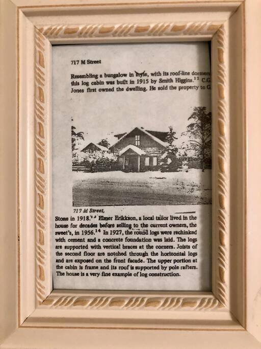 Coastal Cabin - Downtown Historical Log Home Anchorage Exteriör bild
